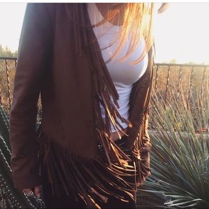 Tularosa Fringe Suede Jacket